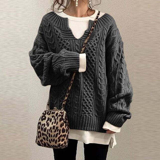 CD | Pulover elegant tricotat