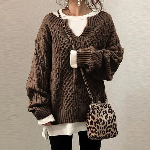 CD | Pulover elegant tricotat