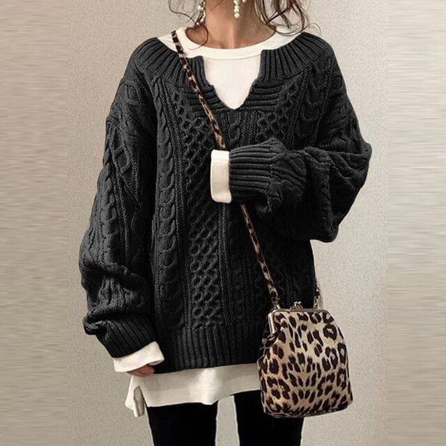 CD | Pulover elegant tricotat