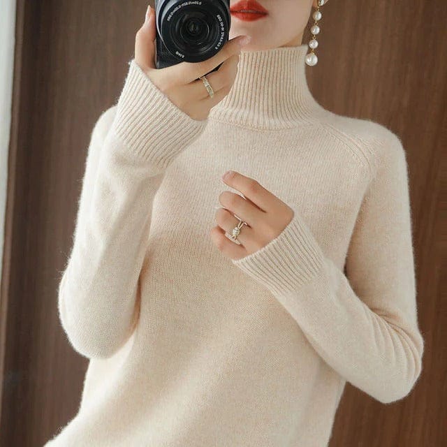 CD | Pulover elegant cu gât rotund