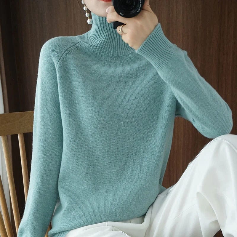 CD | Pulover elegant cu gât rotund