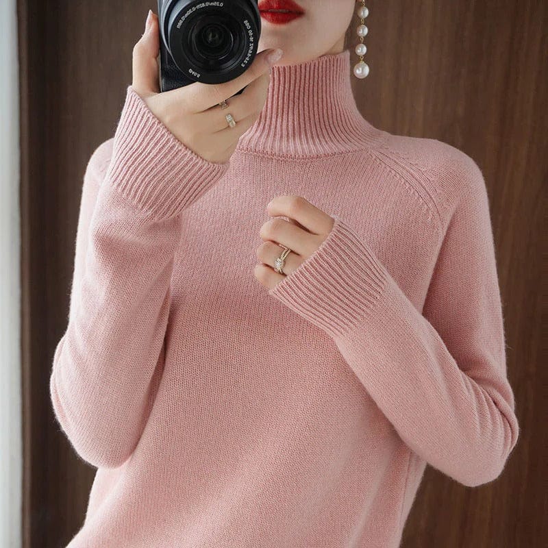 CD | Pulover elegant cu gât rotund