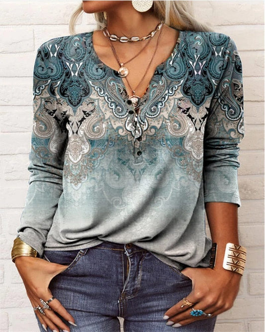 CD | Pulover elegant cu model aztec